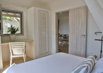 room with double bed in formentera